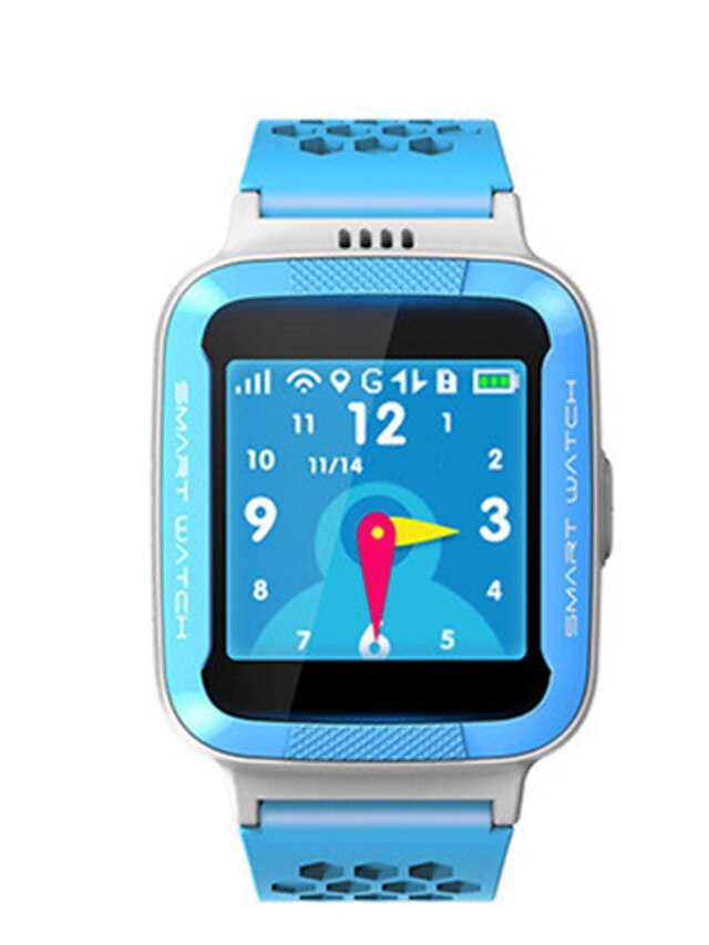  Smartwatch Digital Rubber Blue / Pink Analog Blue Pink