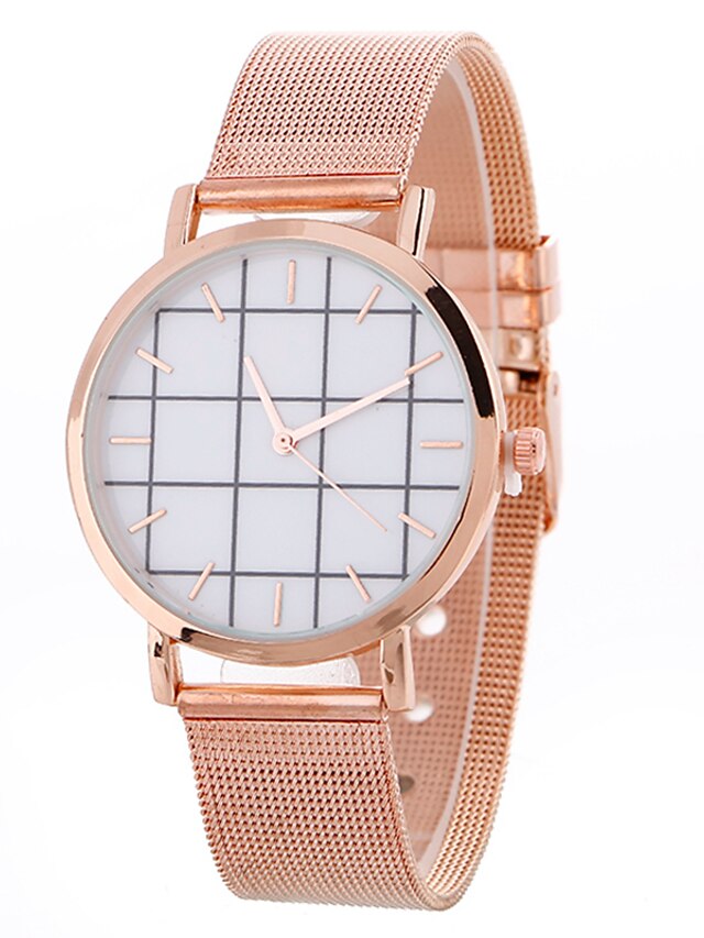  Mujer Reloj Deportivo Reloj de Pulsera Cuarzo Negro / Plata / Dorado Creativo Gran venta Cool Analógico damas Encanto Lujo Casual Moda - Negro Oro Rosa Dorado