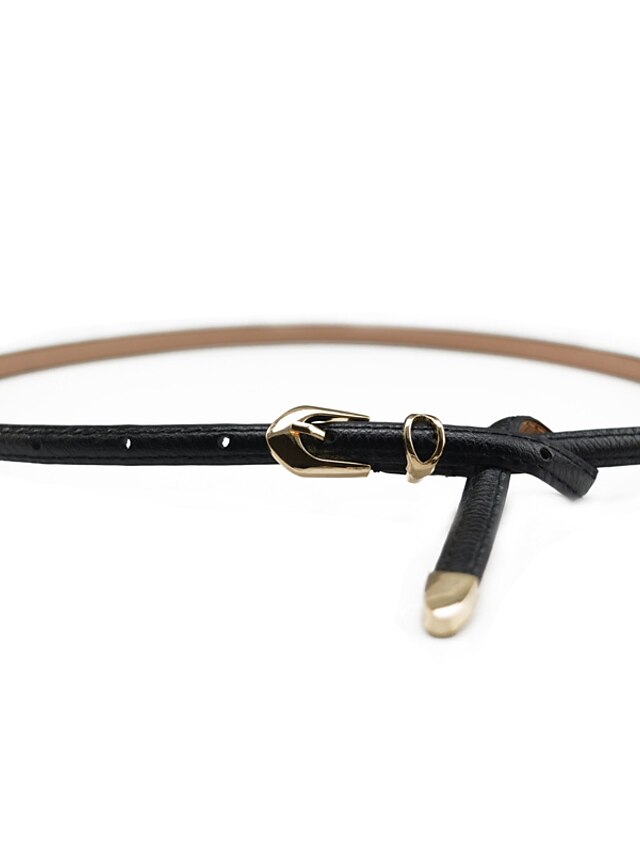  Women's Fashion Casual Candy Color Needle Buckle Belt