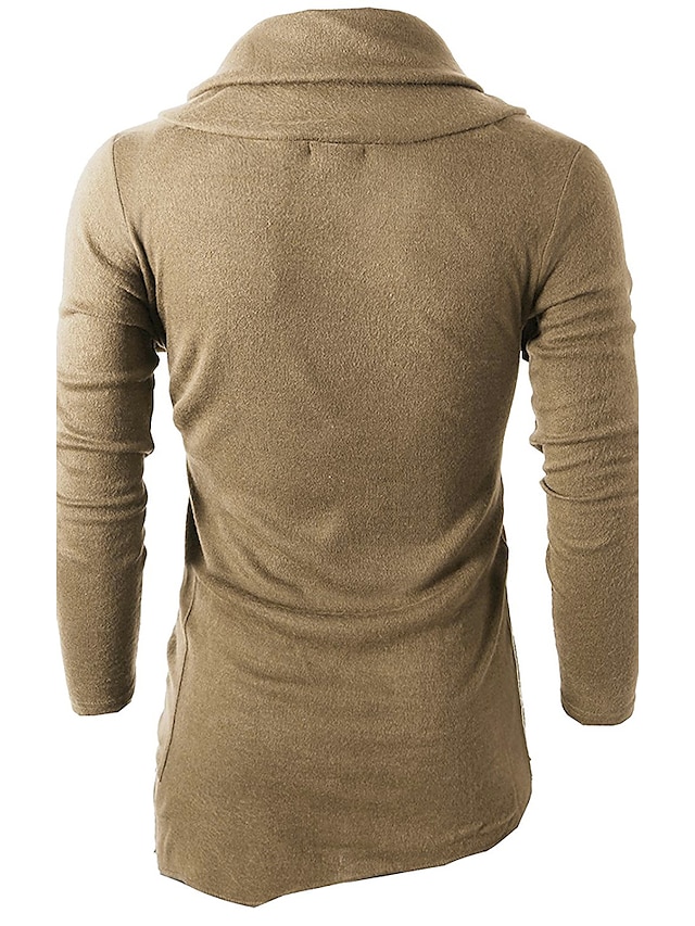 Mens Clothing Mens Hoodies & Sweatshirts | Mens Sweatshirt Solid Colored Turtleneck Daily Going out Weekend Active Basic Hoodies