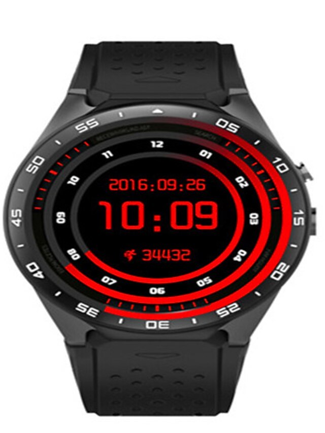  Men's Smartwatch Digital Silicone Black / White / Red Digital - White Black Red