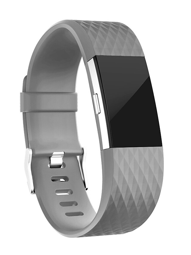  TPU Watch Band Grey 20cm / 7.9 Inches 1.8cm / 0.7 Inches