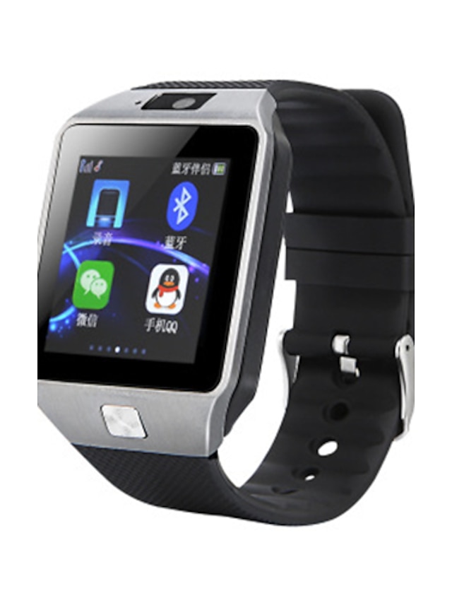  Heren Modieus horloge Smart horloge Polshorloge Digitaal Rubber Zwart Hot Sale Digitaal Amulet - Zwart Zilver