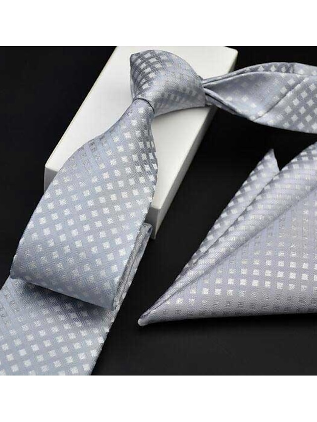 Men's Formal Necktie - Geometric Print