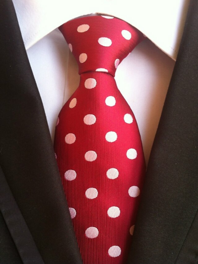  Men's Work / Basic Necktie - Polka Dot