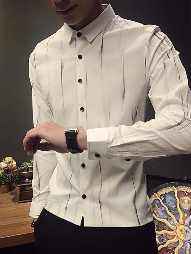  Men's Cotton Shirt - Striped