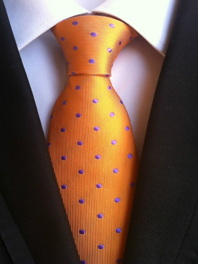  Men's Work / Basic Necktie - Polka Dot