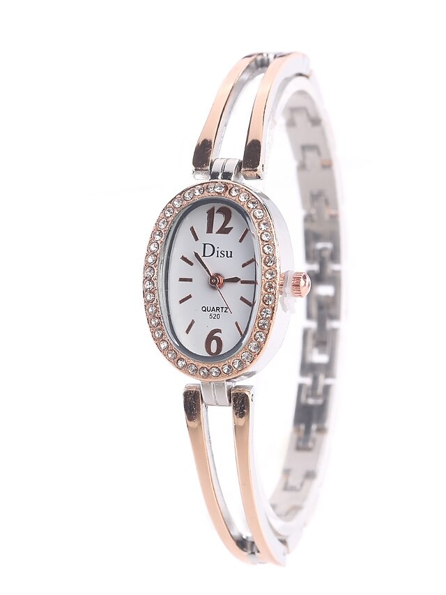  Women's Wrist Watch / Simulated Diamond Watch Chinese Imitation Diamond Alloy Band Charm / Heart shape / Casual Silver / Gold / Rose Gold