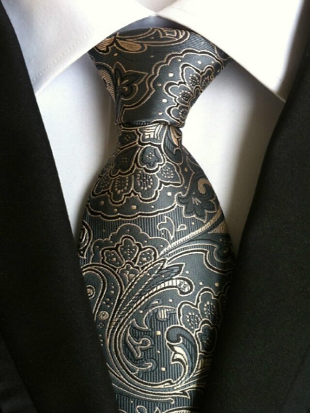  Men's Work Basic Necktie Jacquard