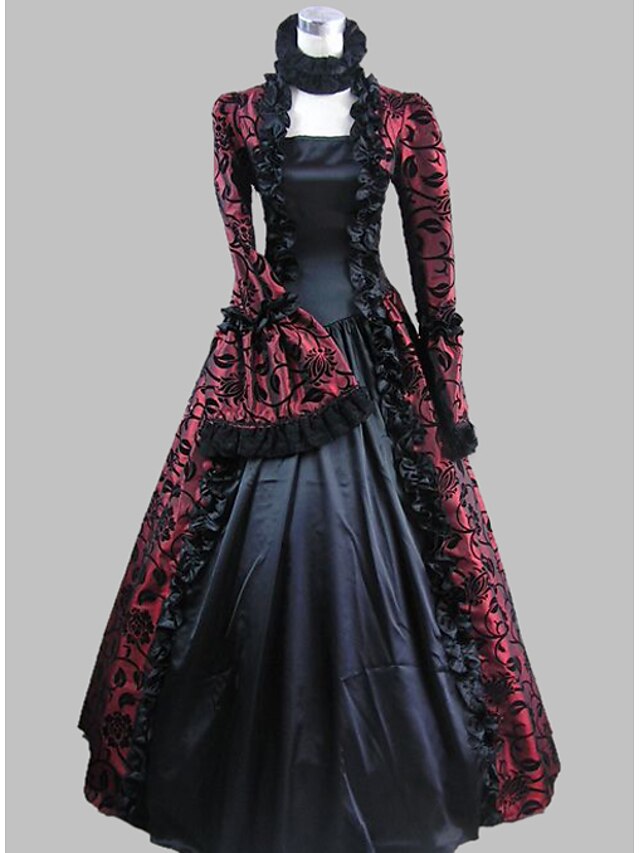 Lace Rococo Victorian 18th Century Cocktail Dress Dress Party Costume ...