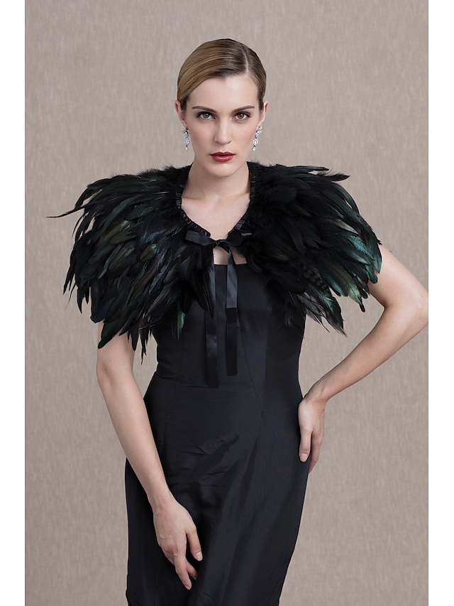  Capelets Feather / Fur Wedding / Party / Evening Women's Wrap With Smooth / Fur