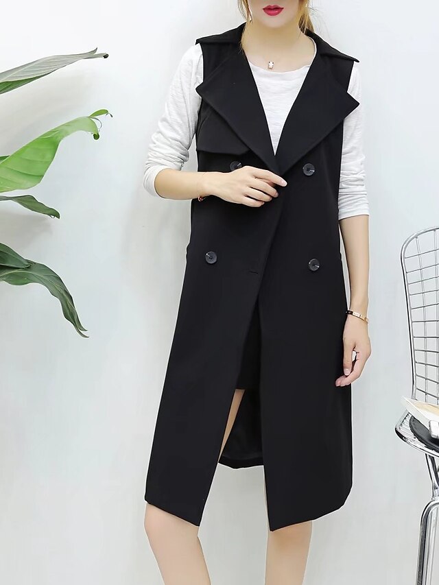  Women's Going out Daily Casual Street chic Punk & Gothic Spring Fall Vest
