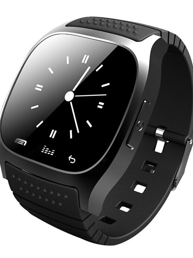  smartwatch m26 bluetooth smart klokke med led alitmeter musicplayer pedometer ios android smarttelefon