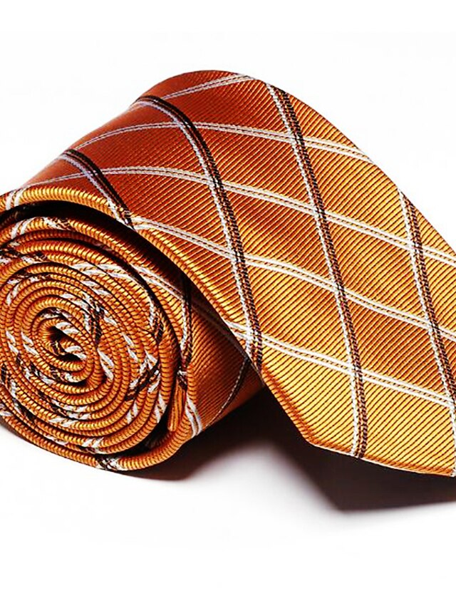  Men's Party / Work / Basic Polyester Necktie - Striped