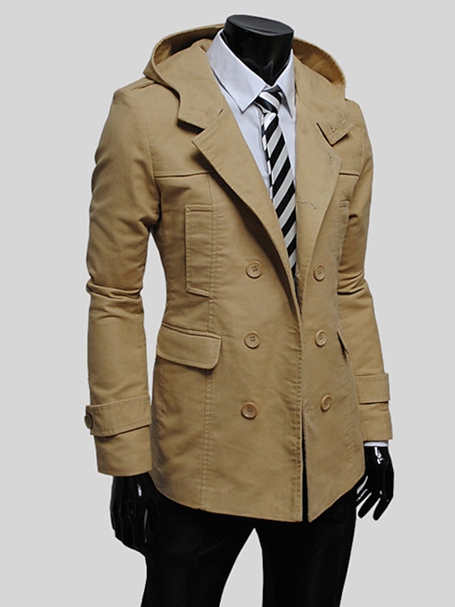 Abetteric Mens Knitwear Business Mid Long Plus Size Overcoat Cardigan