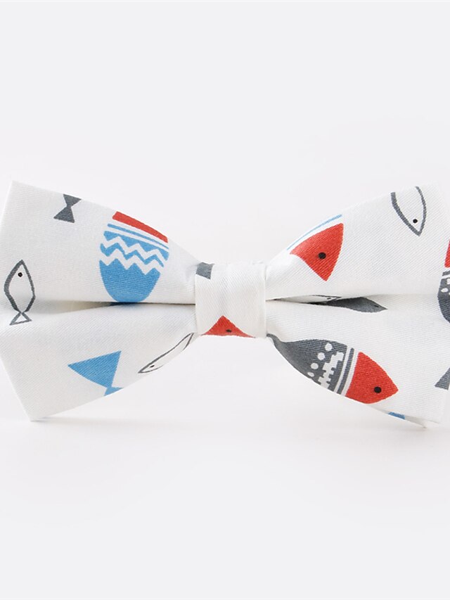  Men's Casual Bow Tie Print