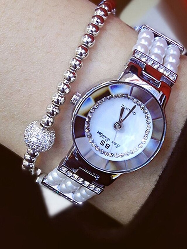  Mulheres Bracele Relógio Relógio de Pulso Quartzo senhoras Relógio Casual Analógico Rosa ouro Dourado Prata / Aço Inoxidável / Aço Inoxidável / Japanês