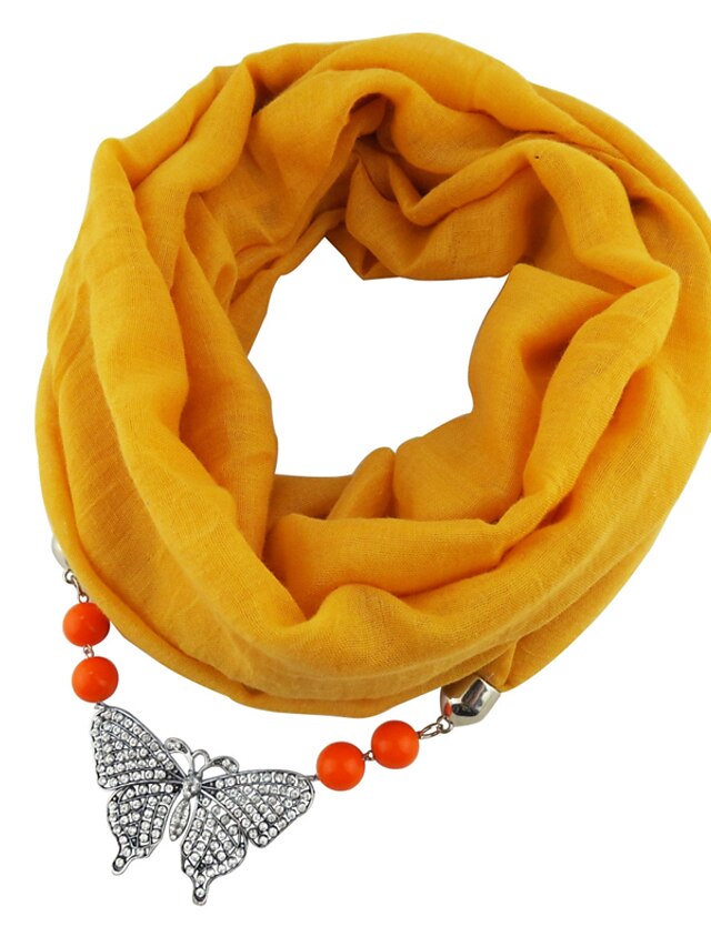 Women's Polyester Infinity Scarf - Solid Color