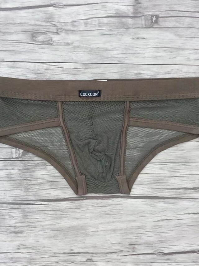  Homme Nylon / Spandex Shorts & Slips Garçon Couleur Pleine Olive