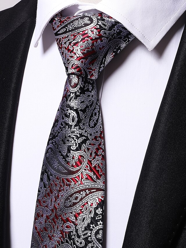  Men's Polyester Necktie - Floral