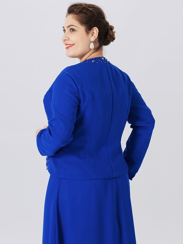 ALine Mother of the Bride Dress Formal Classic & Timeless Elegant & Luxurious Plus Size Straps