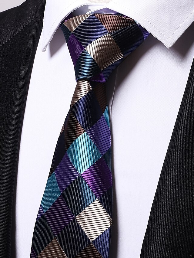  corbata de trabajo para hombre a rayas