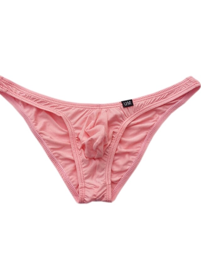  Herr Kalsong 1 st. Underkläder Rynkad Solid färg Huvudstad Sexig Vit Svart Rodnande Rosa M L XL