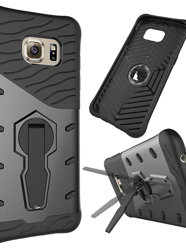  Case For Samsung Galaxy S7 edge 360° Rotation / Shockproof / with Stand Back Cover Armor Hard PC