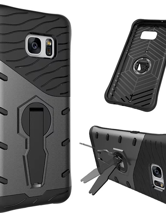  Case For Samsung Galaxy S7 360° Rotation / Shockproof / with Stand Back Cover Armor Hard PC