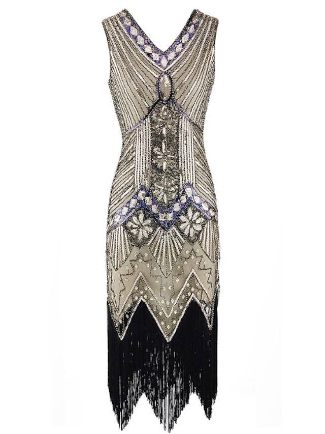 The Great Gatsby Charleston Roaring 20s 1920s Cocktail Dress Vintage ...