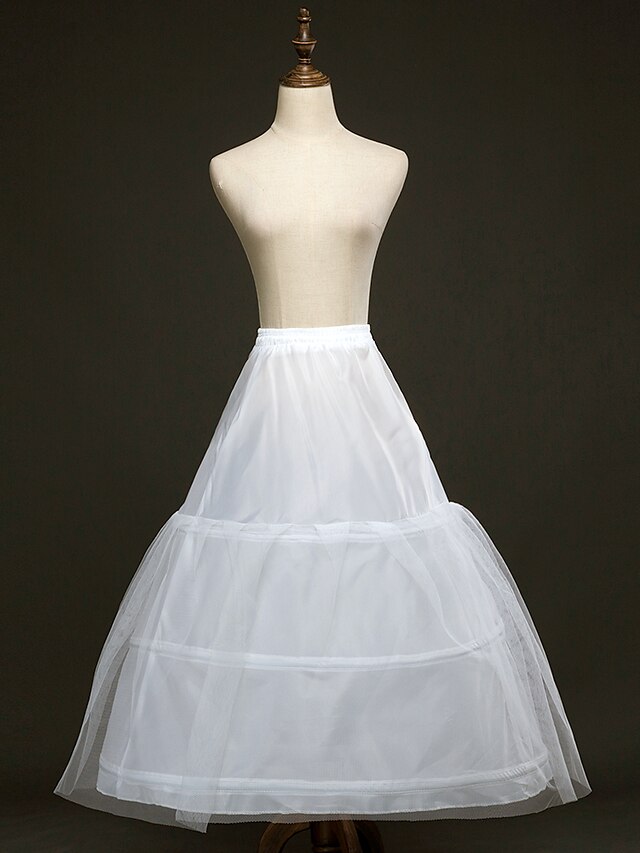  Matrimonio / Occasioni speciali / Party / serata Slip Nylon / Tulle Raso terra A palloncino / Classico con