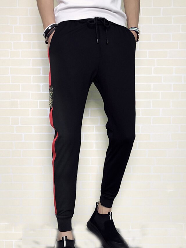 Mens Polyester Athletic Pants