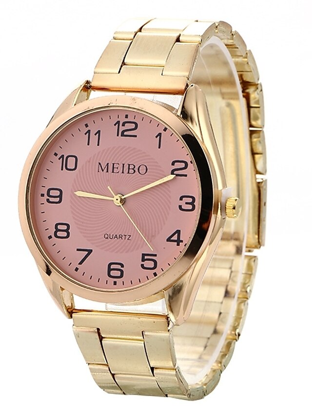 Xu™ Women's Dress Watch Wrist Watch Quartz Gold Creative Casual Watch Large Dial Analog Luxury Fashion - White Black Pink One Year Battery Life