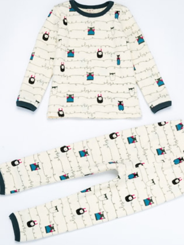  Toddler Girls' Solid Colored Sleepwear