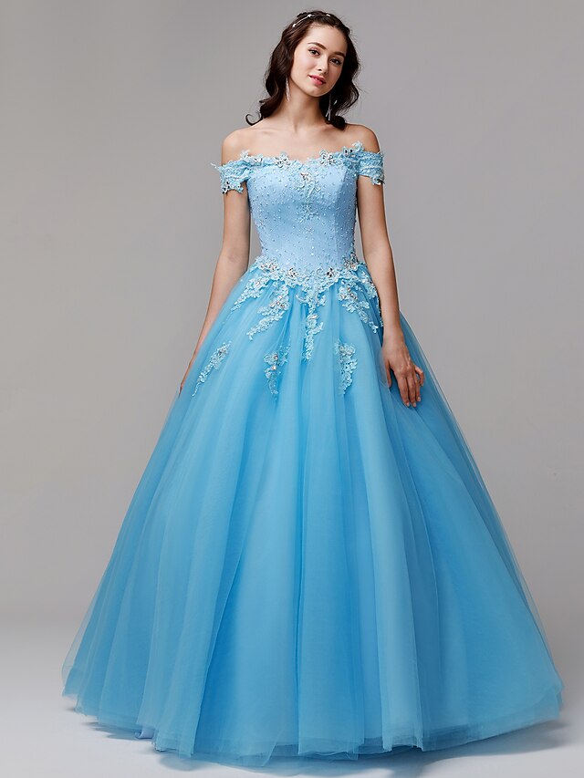 Ball Gown Vintage Inspired Dress Formal Evening Floor Length Sleeveless ...