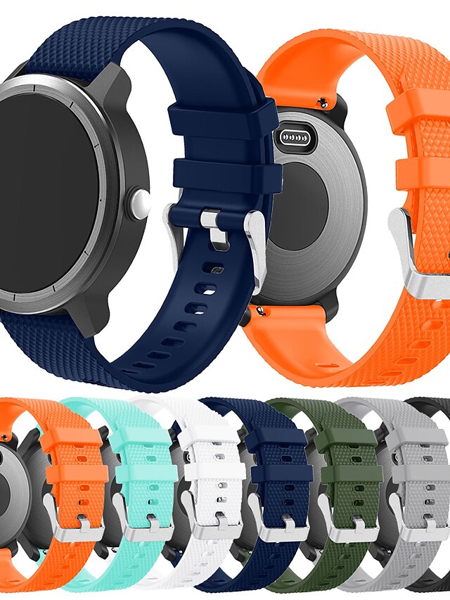  smartwatch banda para vivomove apac / vivomove garmin esporte banda moda pulseira de silicone macio