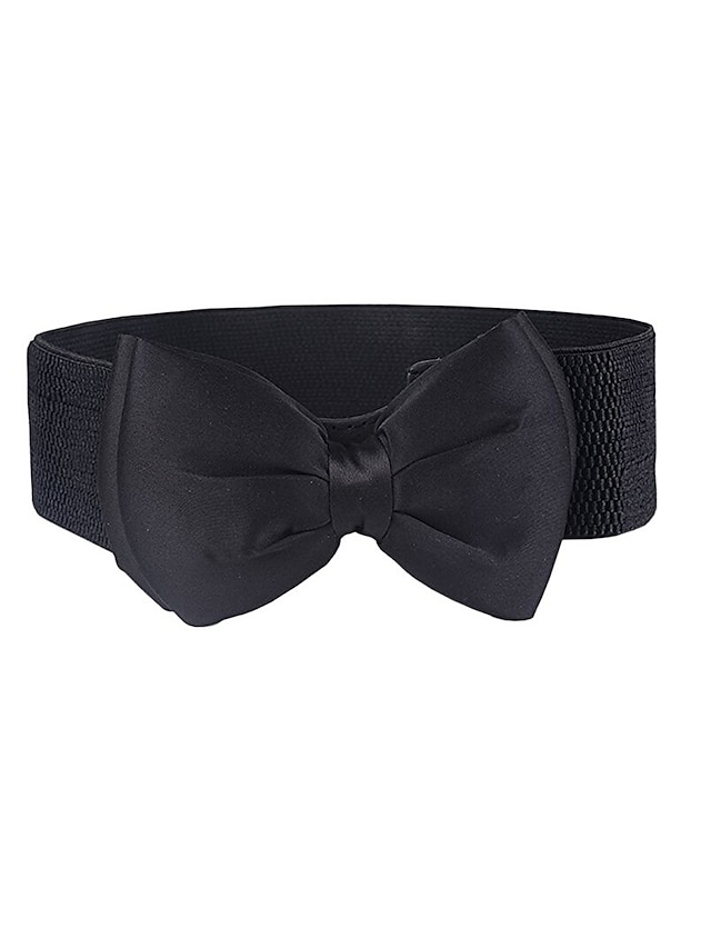  Women's Active / Basic Wide Belt - Solid Colored Bow / Satin
