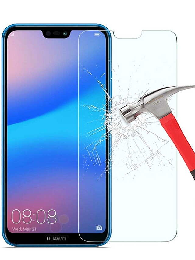  HuaweiScreen ProtectorHuawei P20 lite High-Definition (HD) Voorkant screenprotector 1 stuks Gehard Glas