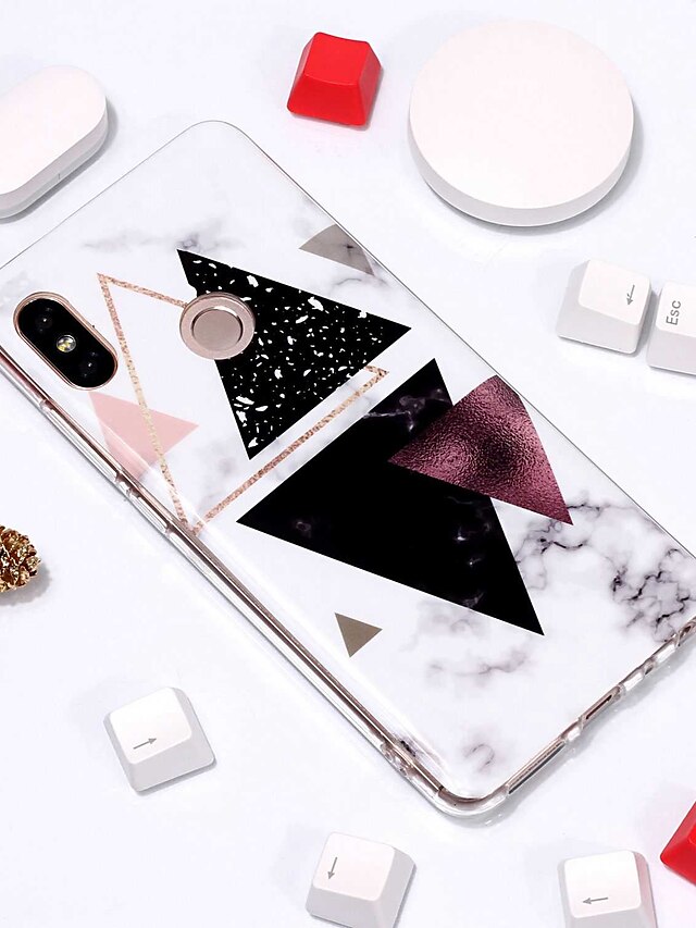  Case For Xiaomi Xiaomi Redmi Note 5 Pro / Xiaomi Redmi Note 6 / Xiaomi Pocophone F1 Pattern Back Cover Marble Soft TPU