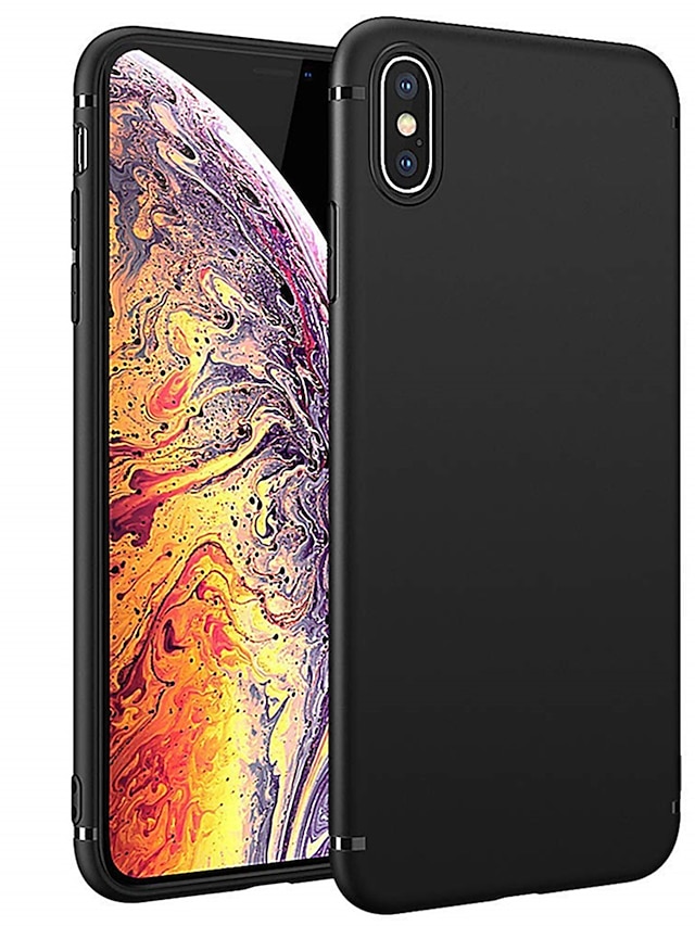  Case For Apple iPhone XR / iPhone XS / iPhone XS Max Frosted Back Cover Solid Colored Soft TPU