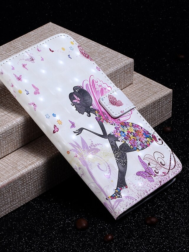  Case For Huawei Mate 10 lite / Huawei Mate 20 lite / Huawei Mate 20 pro Wallet / Card Holder / with Stand Full Body Cases Sexy Lady Hard PU Leather