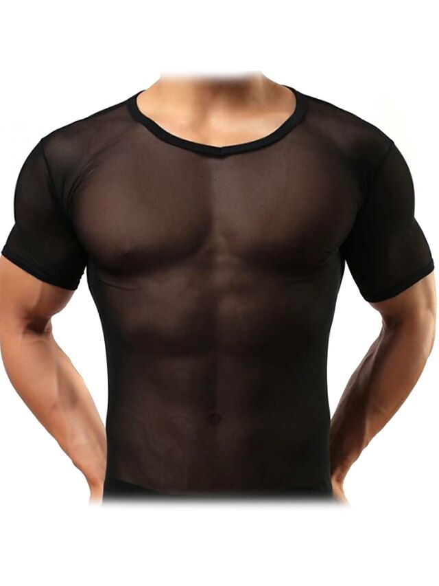  Men's Super Sexy Undershirt Solid Colored 1box