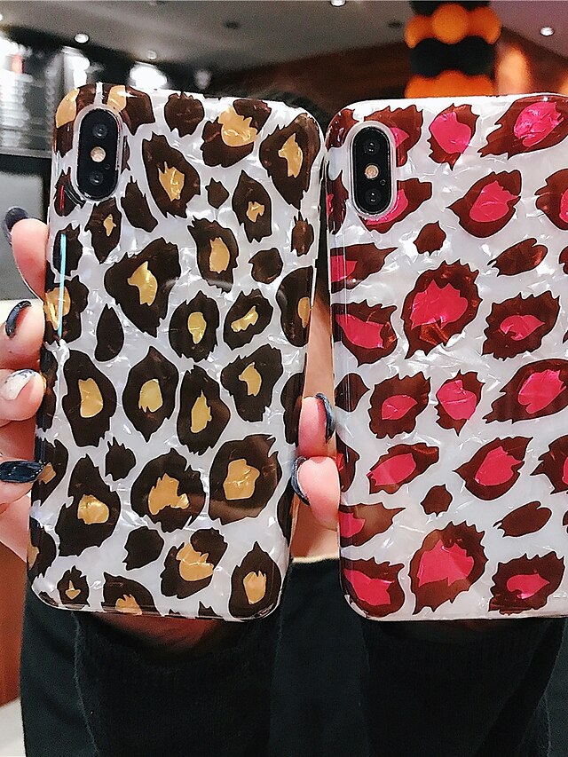  Case For Apple iPhone XS / iPhone XR / iPhone XS Max IMD Back Cover Leopard Print / Animal Soft TPU