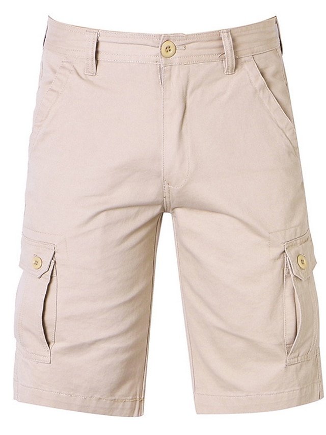  Men's Street chic Chinos / Shorts Pants - Solid Colored Navy Blue