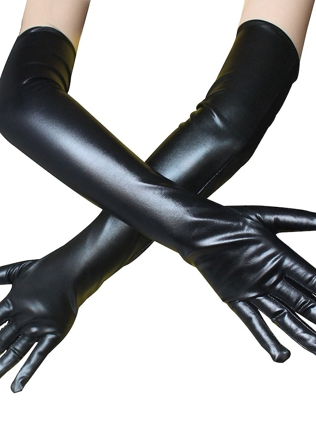  Zentai Suits Gloves Catsuit Motorcycle Girl Cosplay Adults' Latex Cosplay Costumes Cosplay Halloween Women's Solid Colored Halloween Masquerade / Skin Suit