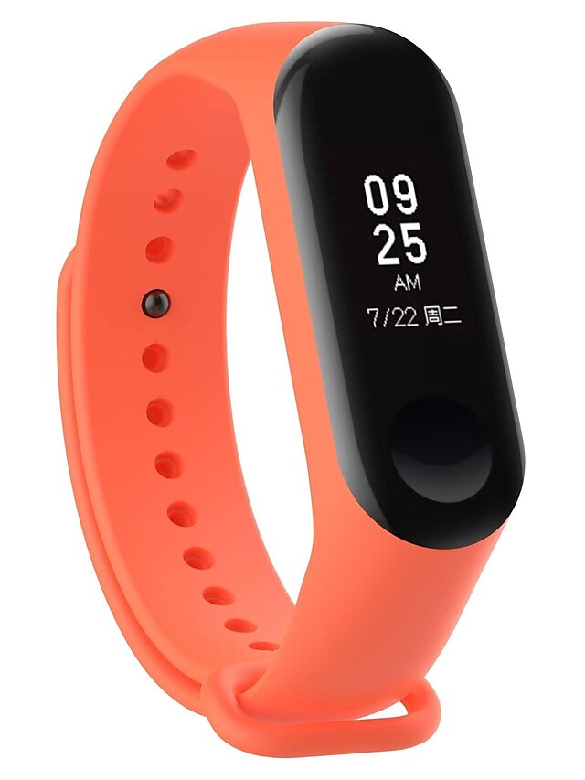  Watch Band for Mi Band 3 Xiaomi Sport Band Silicone / Rubber Wrist Strap