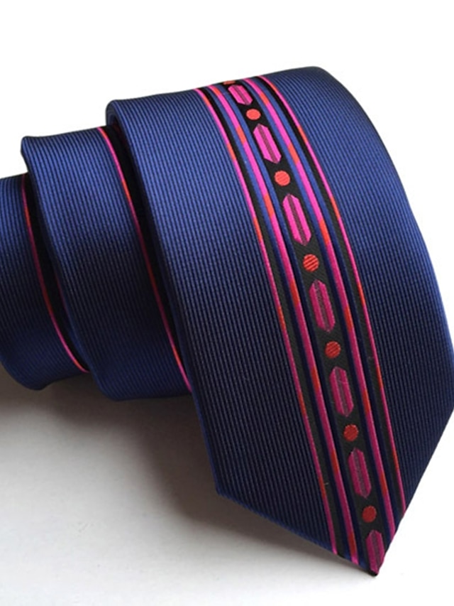  Homme Cravate Cravates Travail Rayé Formel Entreprise