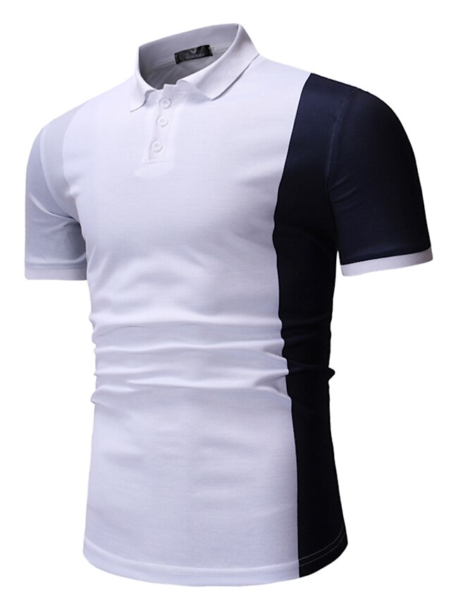 Men's Golf Shirt Tennis Shirt Short Sleeve Daily Tops Streetwear Shirt ...
