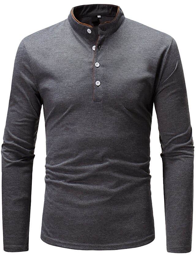  Men's T-shirt - Solid Colored Black