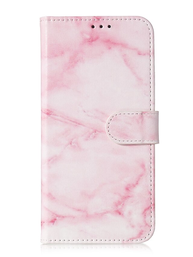  Case For Samsung Galaxy S9 / S9 Plus / S8 Plus Card Holder / Pattern Full Body Cases Marble Hard PU Leather